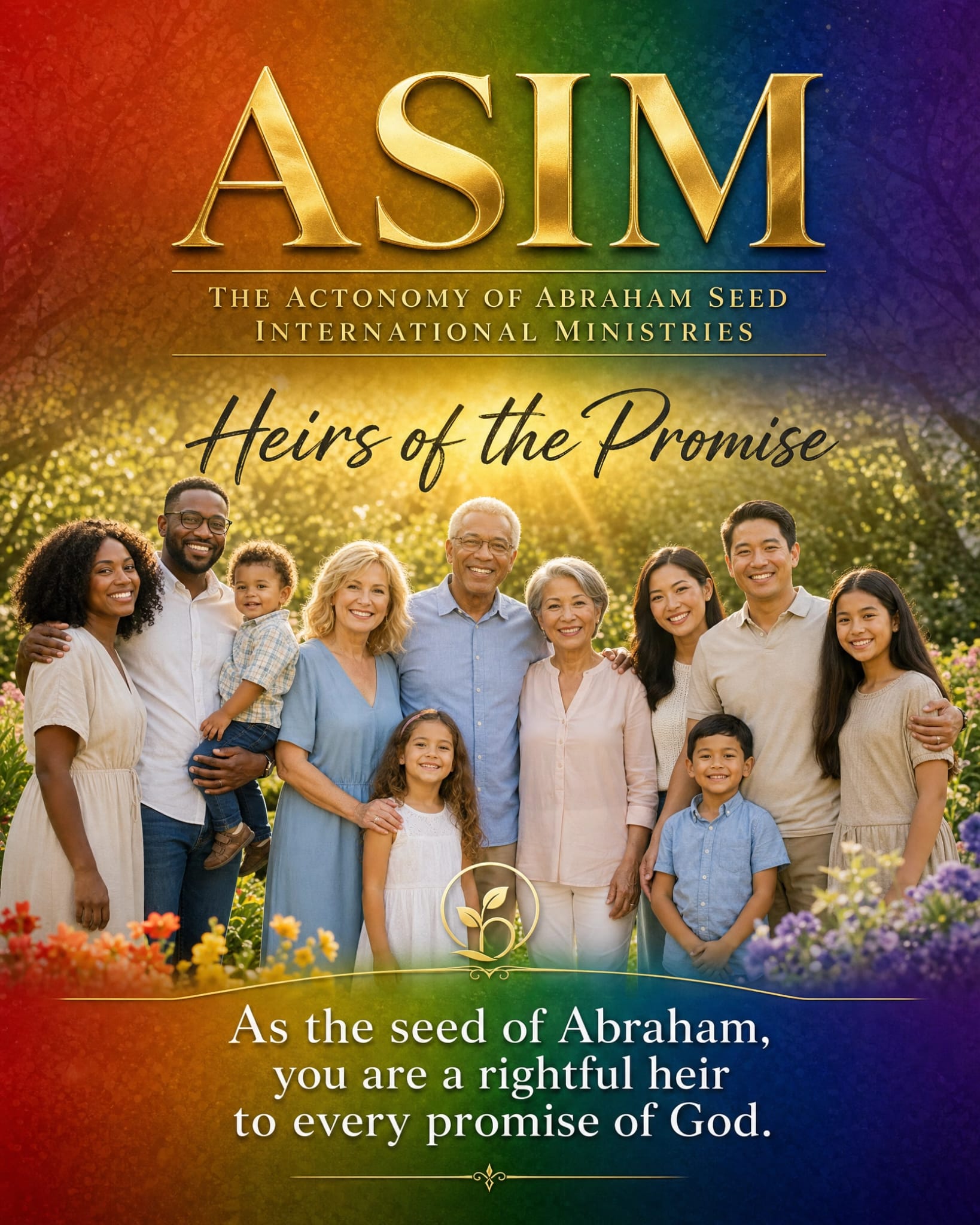 Heirs of the Promise — diverse multi-generational family, Abraham Seed International Ministries